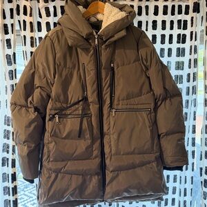 Sam Edelman Olive Green Down Jacket